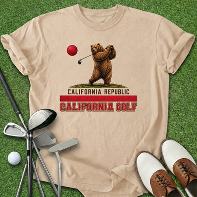 California Golf T-Shirt Gift For Golfer