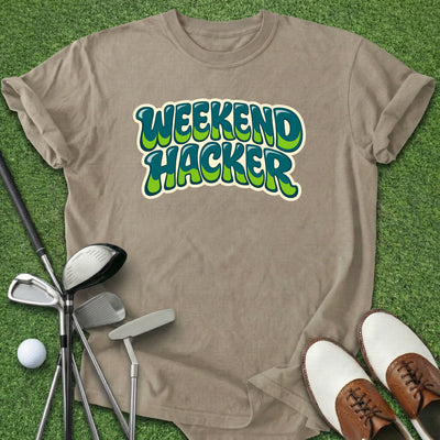 Weekend Hacker T-Shirt Gift For Golfer
