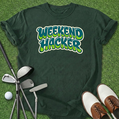 Weekend Hacker T-Shirt Gift For Golfer