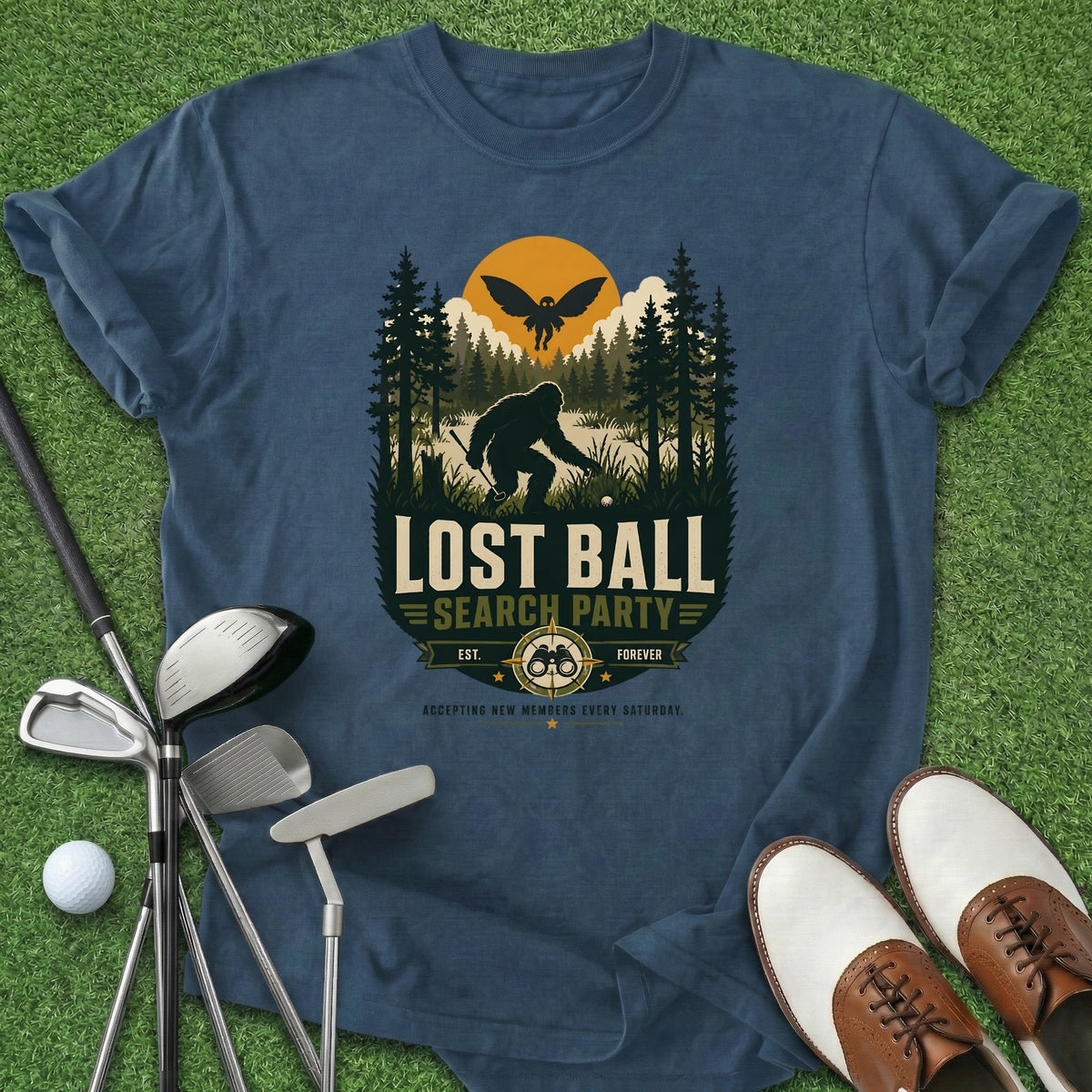 Lost Ball T-Shirt Gift For Golfer