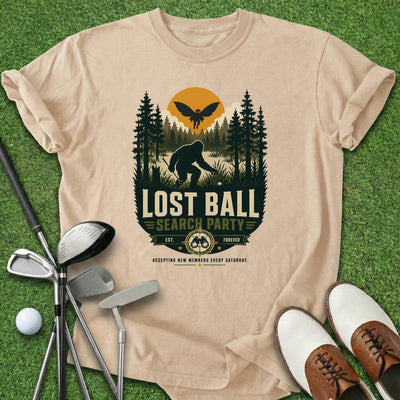 Lost Ball T-Shirt Gift For Golfer