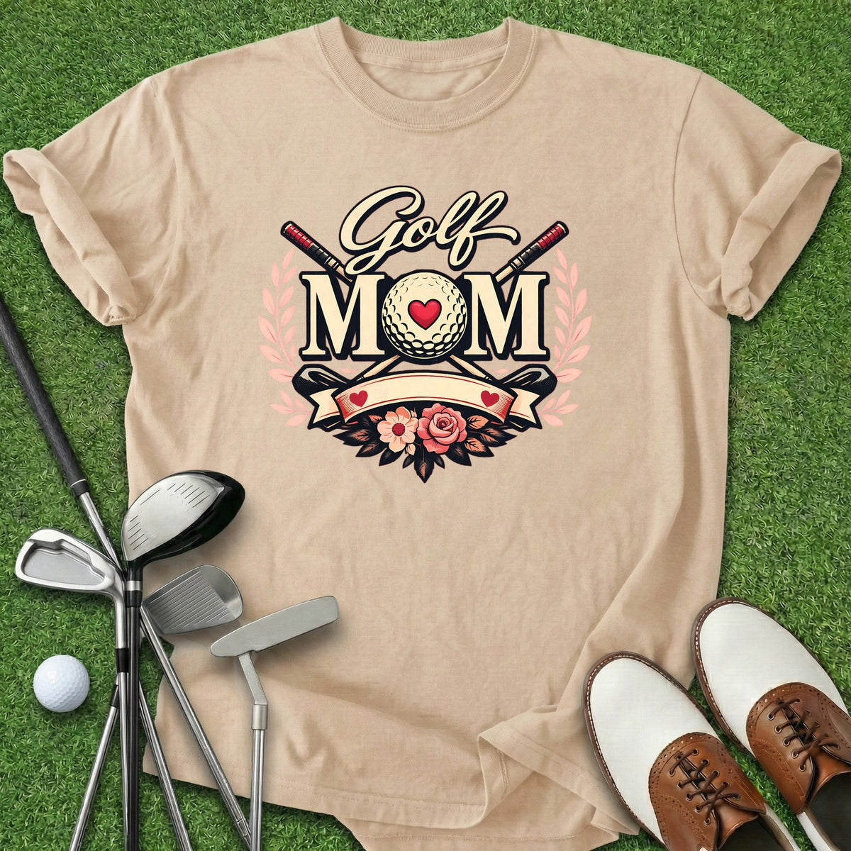 Golf Mom T-Shirt Gift For Golfer