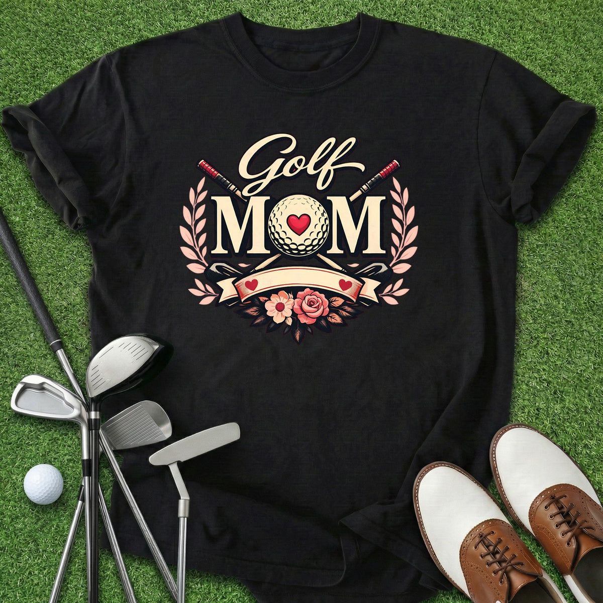 Golf Mom T-Shirt Gift For Golfer