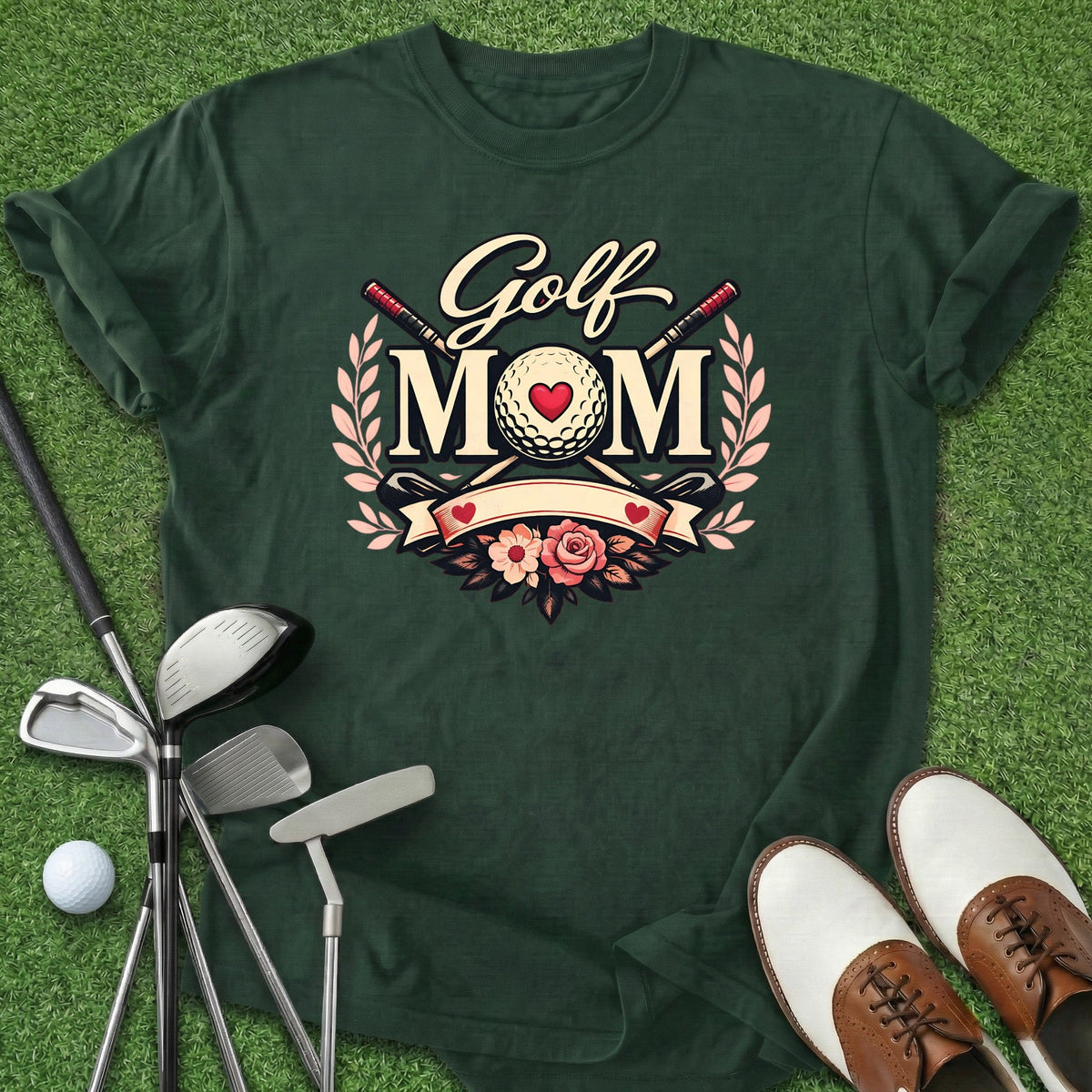 Golf Mom T-Shirt Gift For Golfer