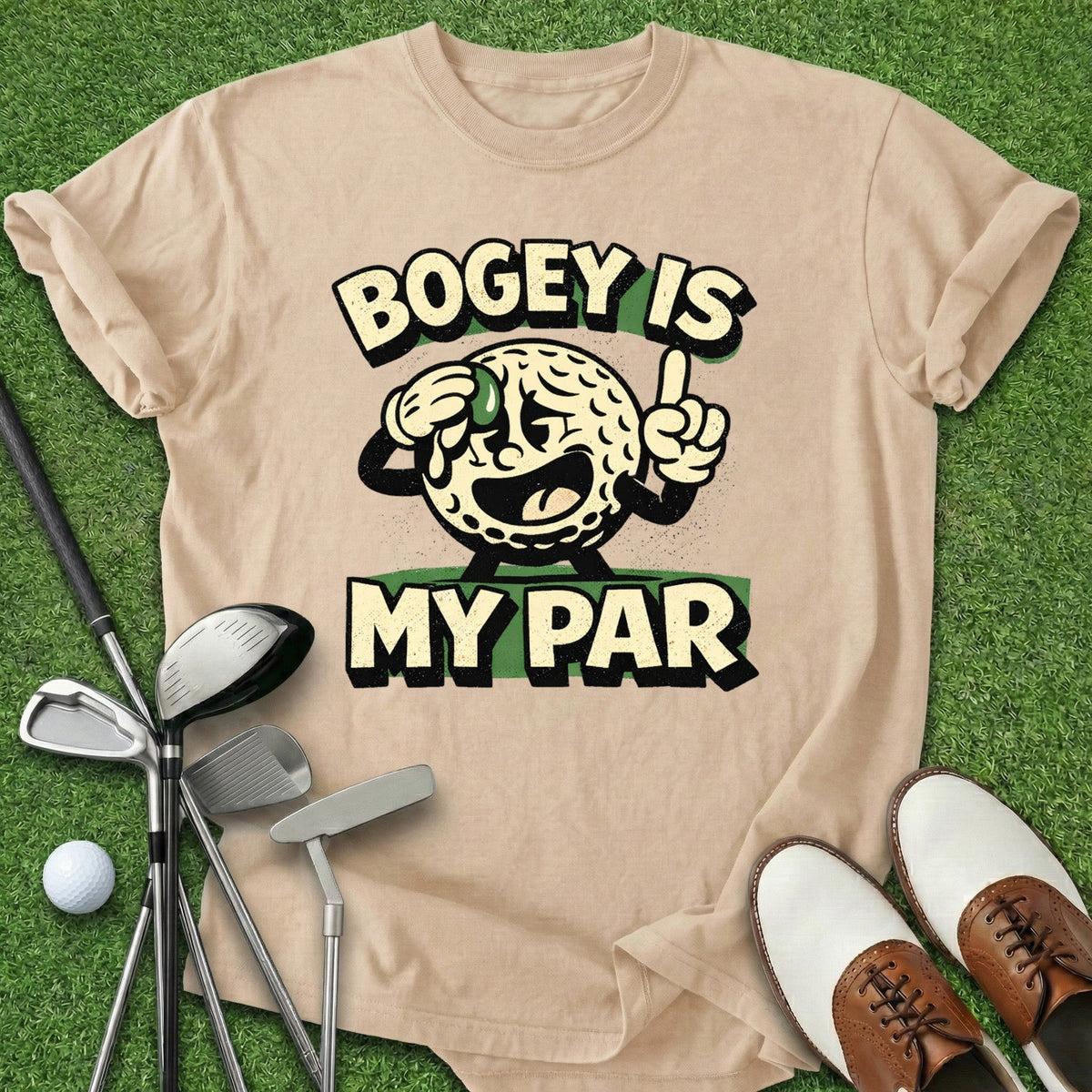 Bogey Is My Par T-Shirt Gift For Golfer