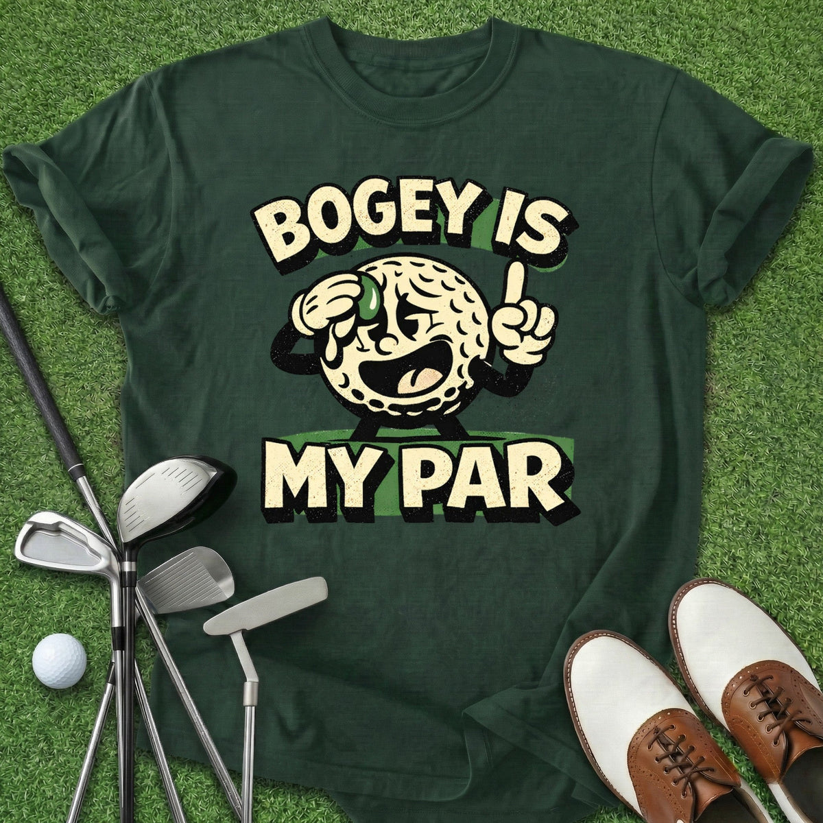Bogey Is My Par T-Shirt Gift For Golfer
