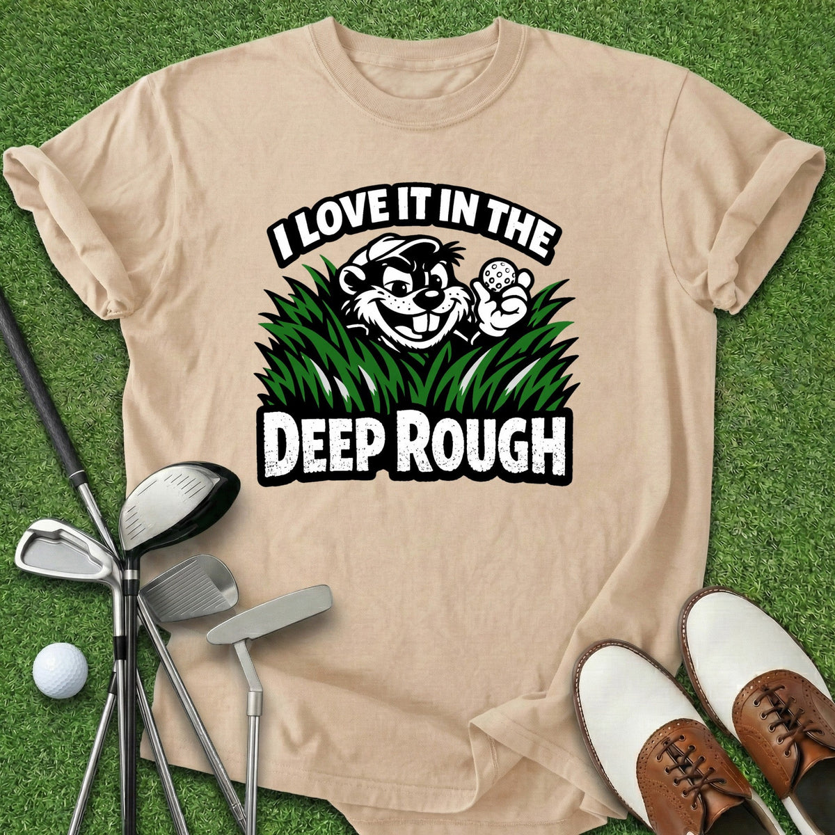 Deep Rough T-Shirt Gift For Golfer