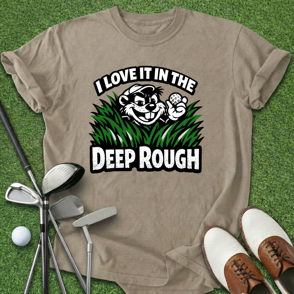 Deep Rough T-Shirt Gift For Golfer