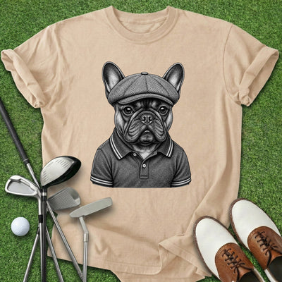 Gentleman Dog T-Shirt Gift For Golfer