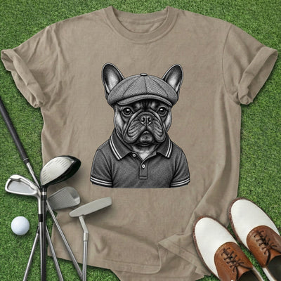 Gentleman Dog T-Shirt Gift For Golfer