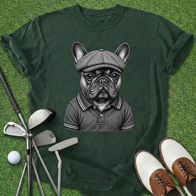 Gentleman Dog T-Shirt Gift For Golfer