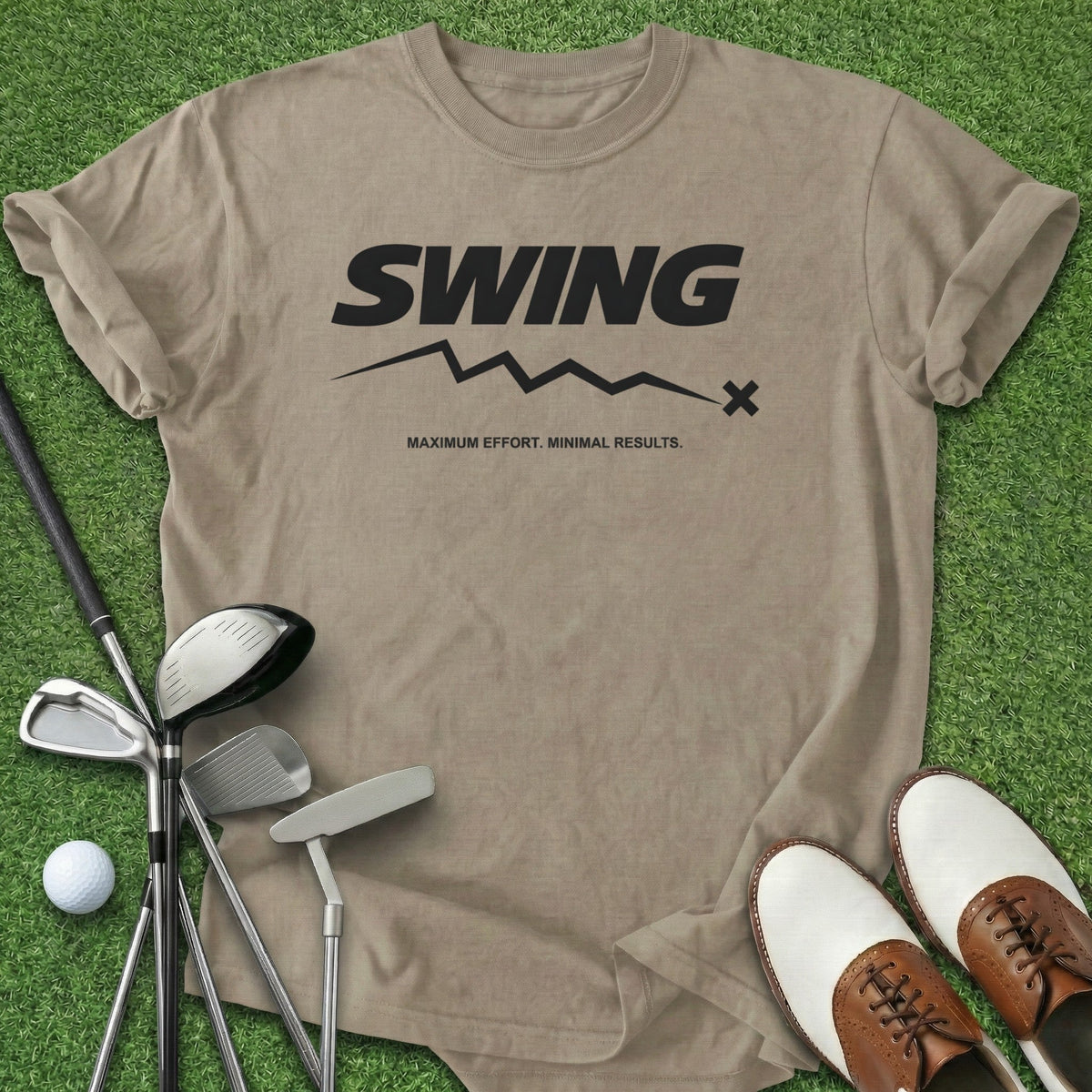Swing T-Shirt Gift For Golfer