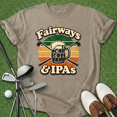Fairways & IPA's T-Shirt Gift For Golfer