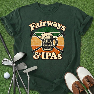 Fairways & IPA's T-Shirt Gift For Golfer