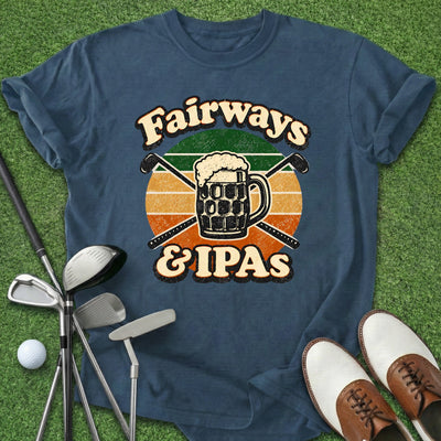 Fairways & IPA's T-Shirt Gift For Golfer