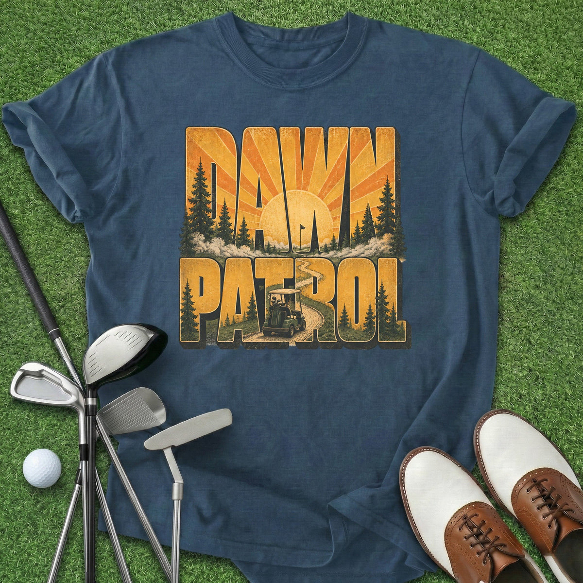 Dawn Patrol T-Shirt Gift For Golfer