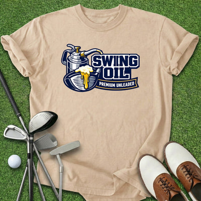 Swing Oil T-Shirt Gift For Golfer