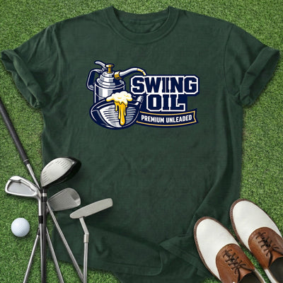 Swing Oil T-Shirt Gift For Golfer