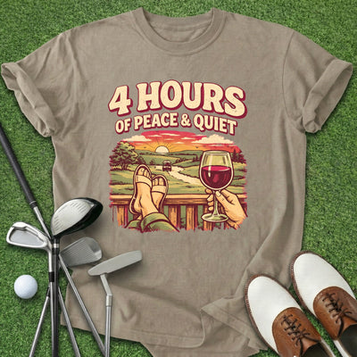 Peace & Quiet T-Shirt Gift For Golfer