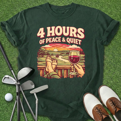 Peace & Quiet T-Shirt Gift For Golfer