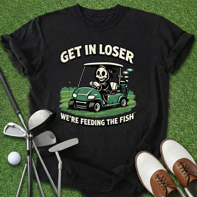 Feeding The Fish T-Shirt Gift For Golfer