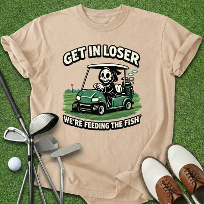 Feeding The Fish T-Shirt Gift For Golfer