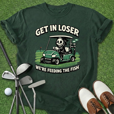 Feeding The Fish T-Shirt Gift For Golfer