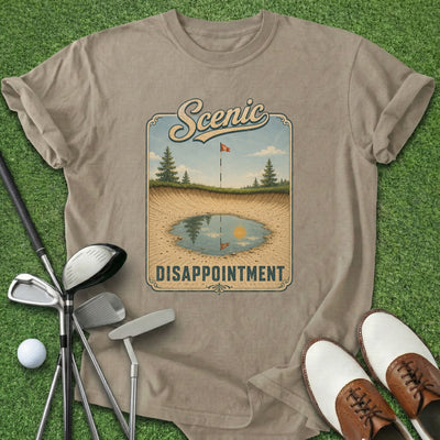 Scenic Disappointment T-Shirt Gift For Golfer