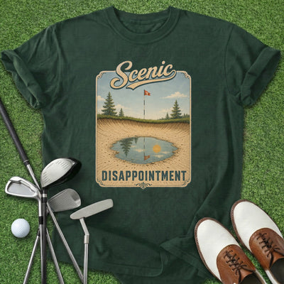 Scenic Disappointment T-Shirt Gift For Golfer