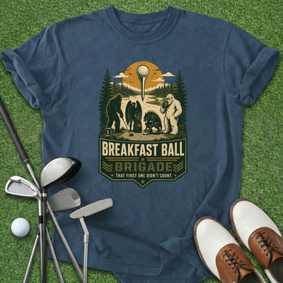 Breakfast Ball Brigade T-Shirt Gift For Golfer