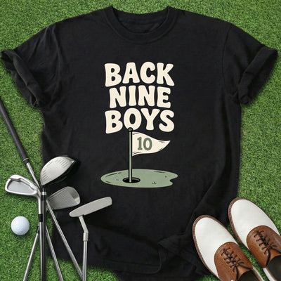 Back Nine Boys T-Shirt Gift For Golfer