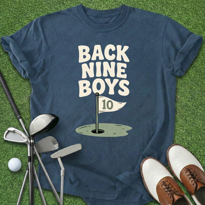 Back Nine Boys T-Shirt Gift For Golfer