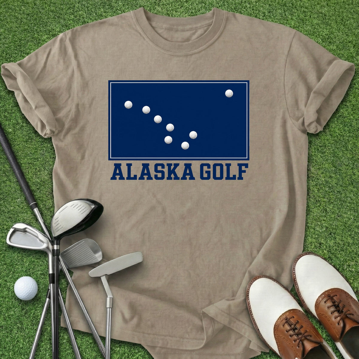 Alaska Golf T-Shirt Gift For Golfer