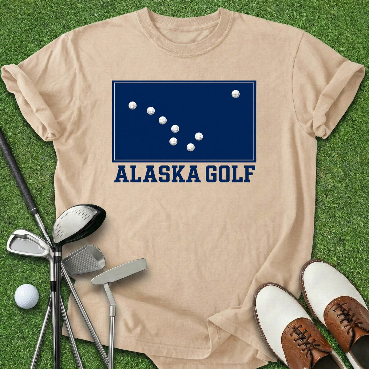 Alaska Golf T-Shirt Gift For Golfer