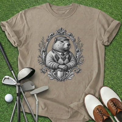 Gentleman Gopher T-Shirt Gift For Golfer