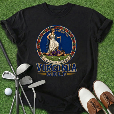 Virginia Golf T-Shirt Gift For Golfer