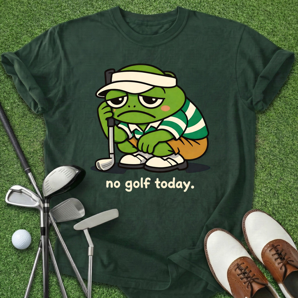 No Golf Today T-Shirt Gift For Golfer
