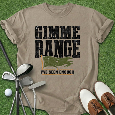 Gimme Range T-Shirt Gift For Golfer