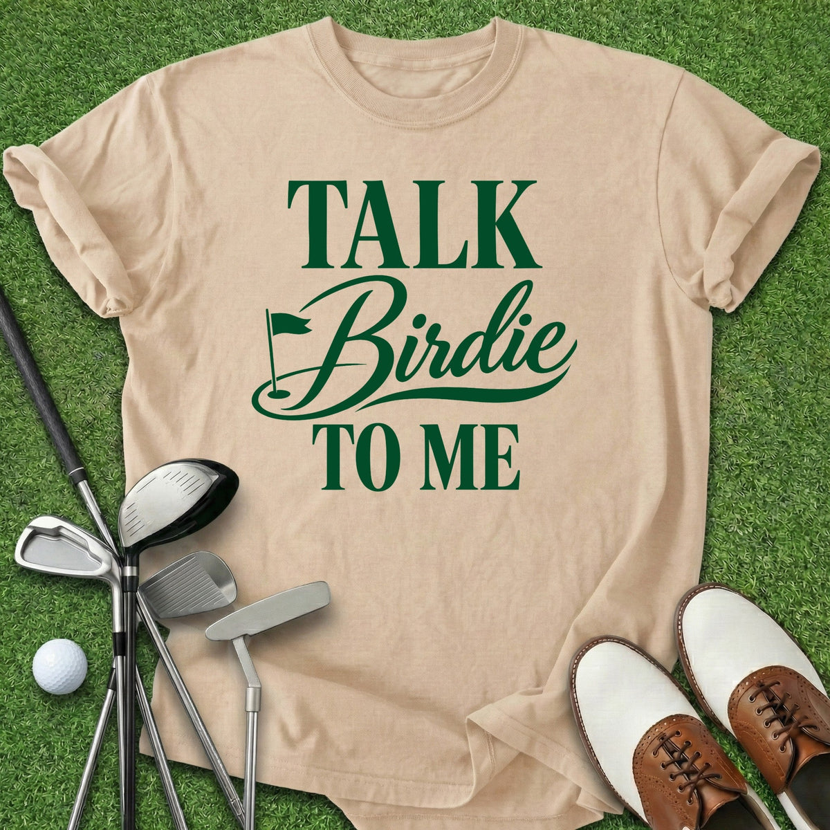 Talk Birdie T-Shirt Gift For Golfer