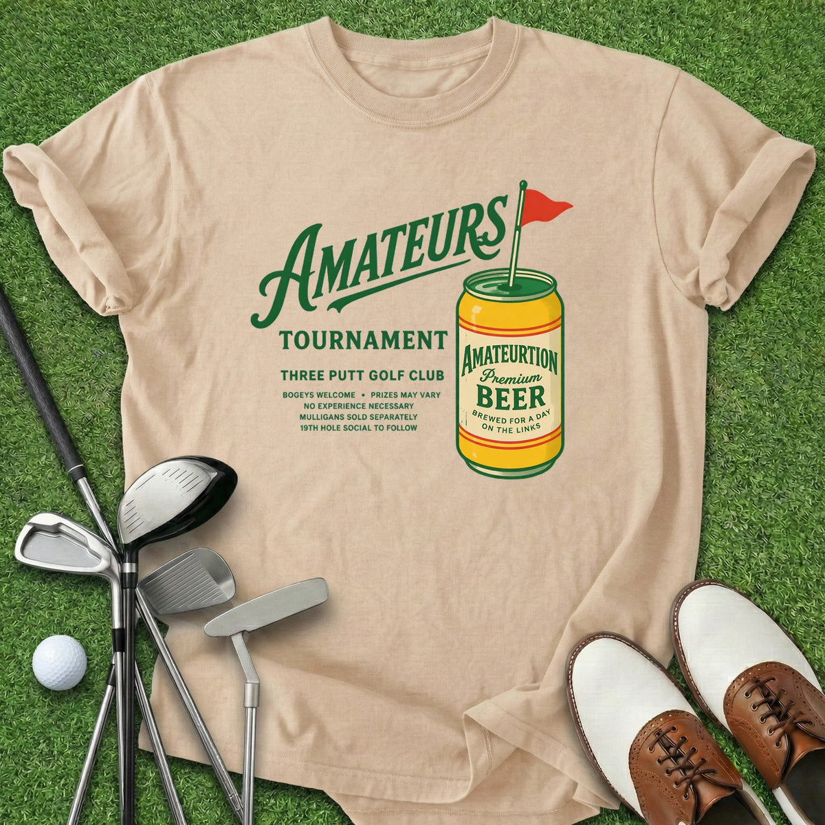 Amateurs Golf Club T-Shirt Gift For Golfer