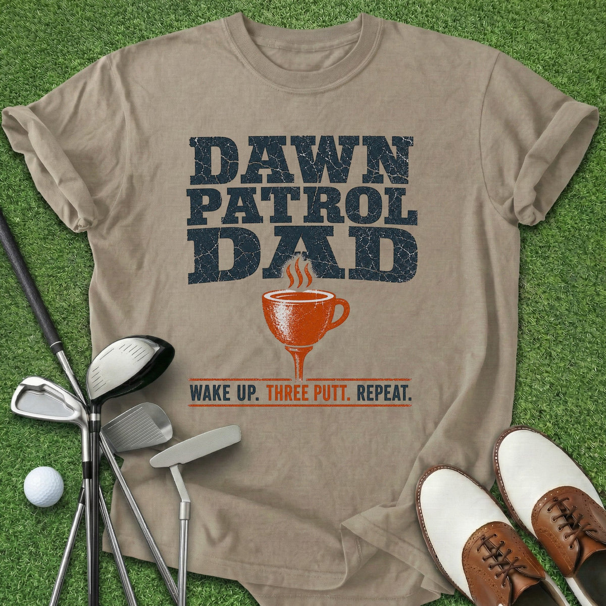 Dawn Patrol Dad T-Shirt Gift For Golfer