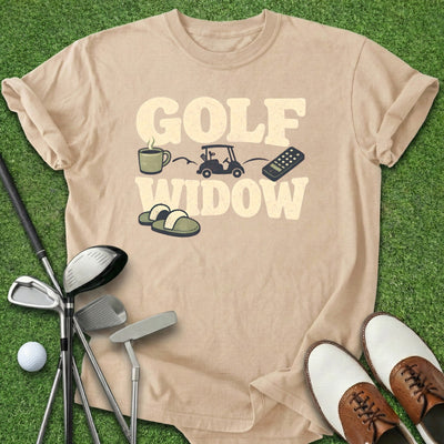 Golf Widow T-Shirt Gift For Golfer
