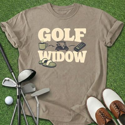 Golf Widow T-Shirt Gift For Golfer