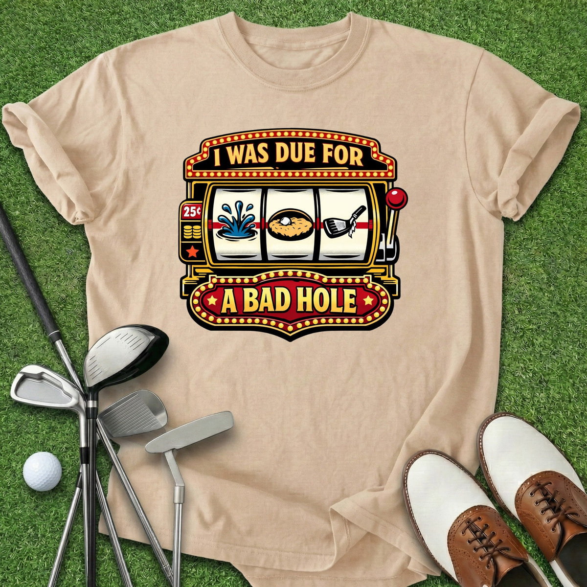 Bad Hole T-Shirt Gift For Golfer