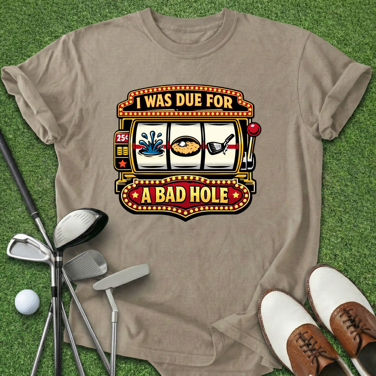 Bad Hole T-Shirt Gift For Golfer