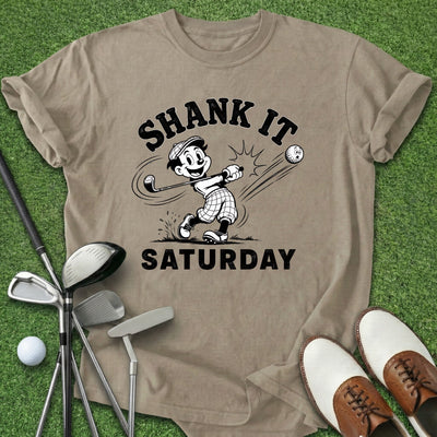Shank It Saturday T-Shirt Gift For Golfer