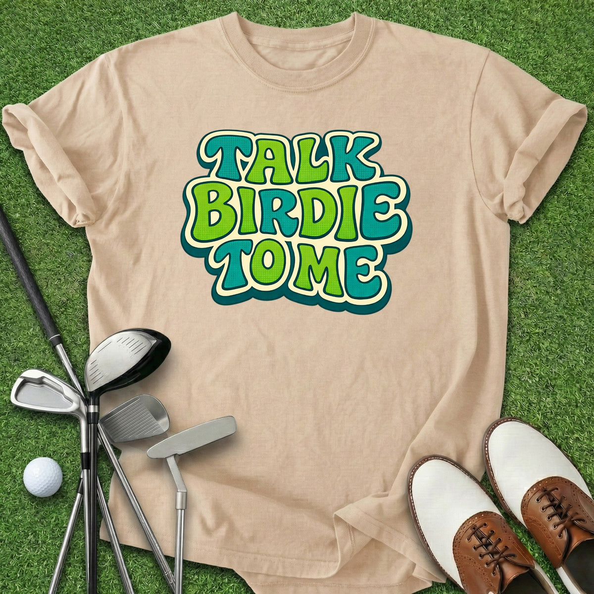 Talk Birdie T-Shirt Gift For Golfer