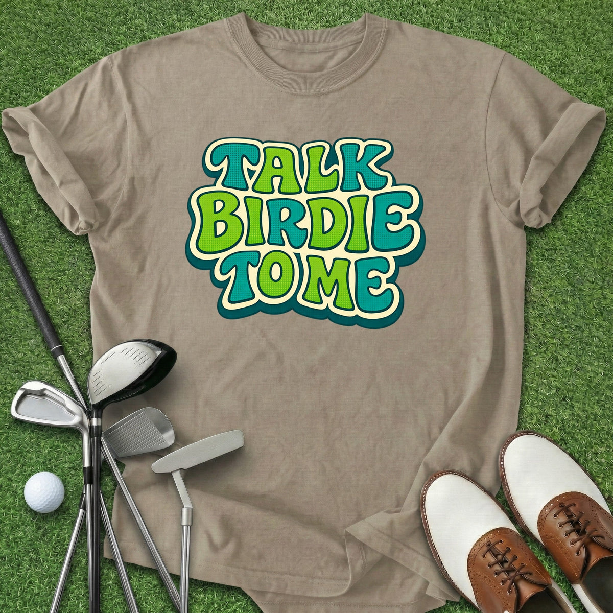 Talk Birdie T-Shirt Gift For Golfer