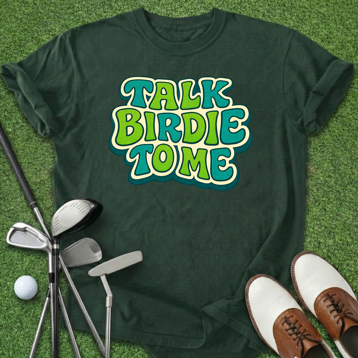 Talk Birdie T-Shirt Gift For Golfer