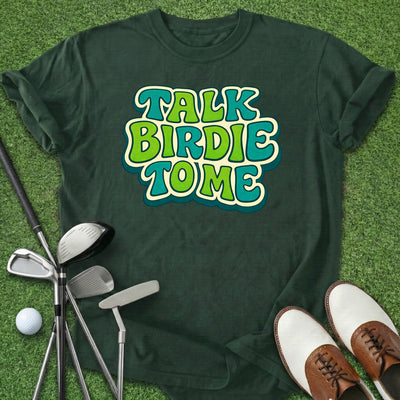 Talk Birdie T-Shirt Gift For Golfer